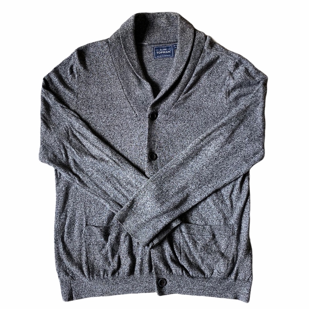 Topman Knit Button Down Sweater - image 1